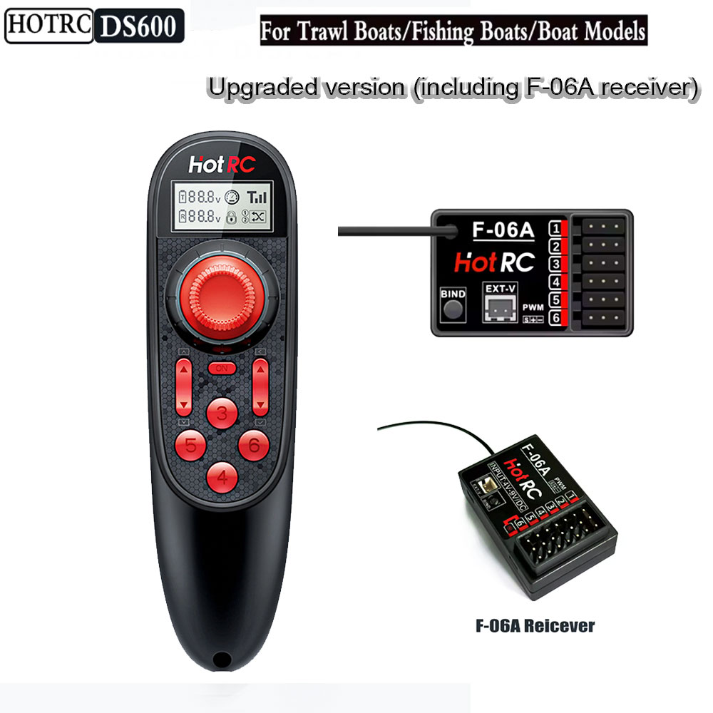 Fish Finder Battery - Беспроводная система дистанционного управления HOTRC DS600