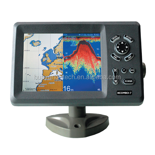 Fish Finder Transducer - Kcombo-7 7-дюймовый GPS-плоттер ONWA/рыбошукач Морская навигация