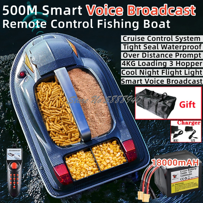 Fishing Light - Умная радиоуправляемая лодка для прикормки с