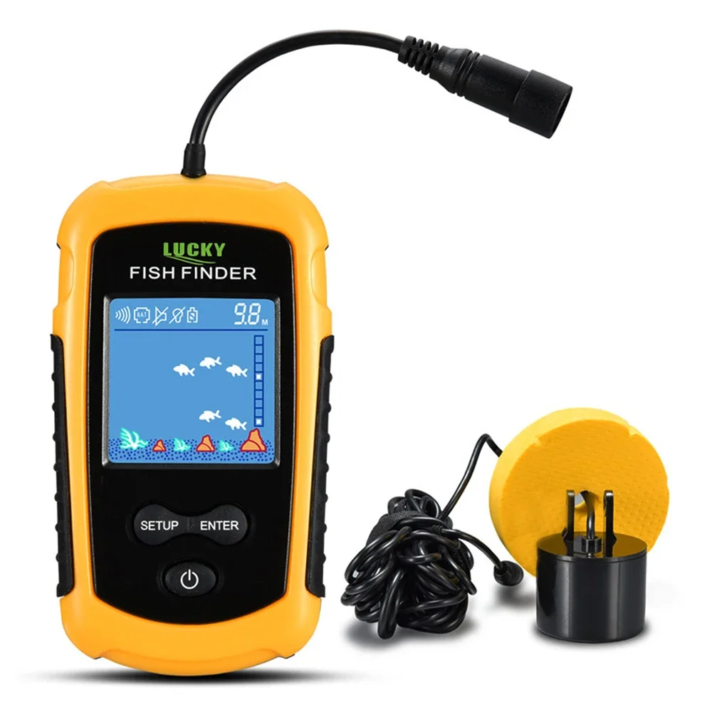 Lucky ЖК-экран с цветным экран – обзор и цена Fish Finder Transducer