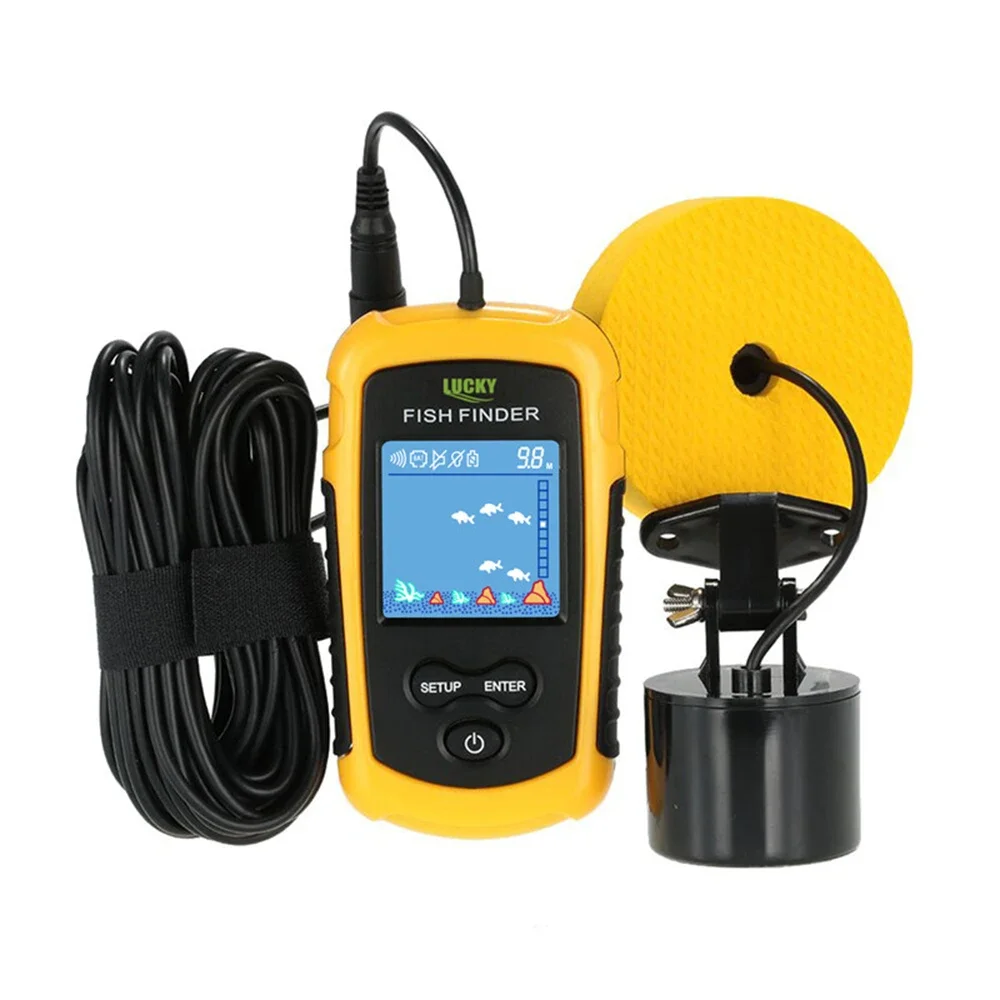 Lucky ЖК-экран с цветным экран – обзор и цена Fish Finder Transducer