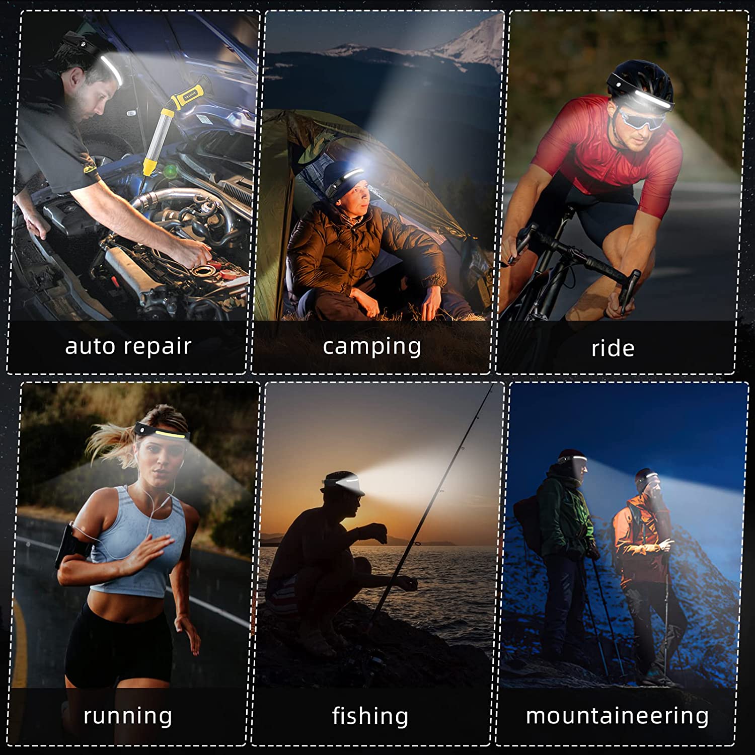 Сенсорный налобный фонарь, све – обзор и цена Fish Finder Battery